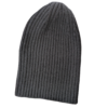 100% Scottish Cashmere Ribbed Beanie (Solid)